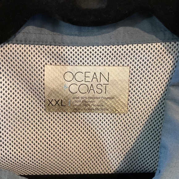 Ocean + Coast Short Sleeve Solid Fishing Shirt - XXL -  Style Grey - Picture 2 of 9